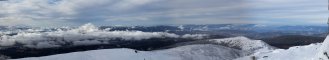  szlaki: Przełęcz Brona - Babia Góra - szlak czerwony. Panorama w kierunku Pilska. Autor: Jacek Kalabiński.