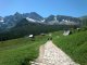 Przełęcz między Kopami - Schronisko PTTK na Hali Gąsienicowej  - szlak niebieski. Autor: Łukasz Sobol